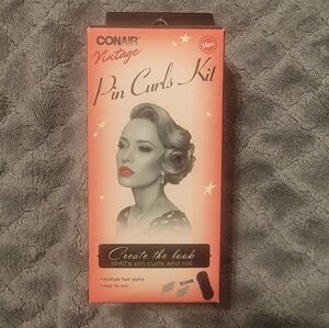 Vintage Pin Curls Kit - Black
